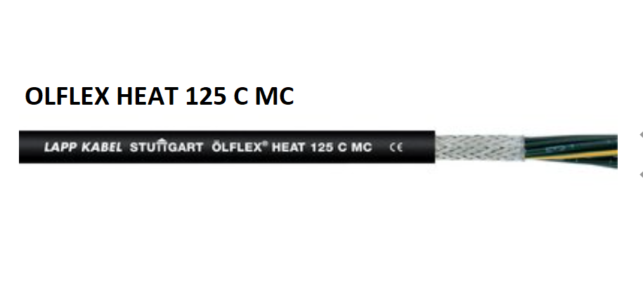 Cáp điều khiển olflex heat 125 C MC 300/500V 2 X 0.5 ( PN: 1024400 )